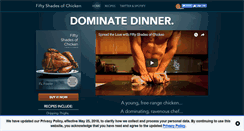 Desktop Screenshot of fiftyshadesofchicken.com